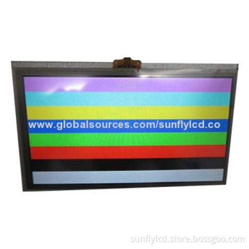 7" TFT LCD with 800 x 480 Dots Resolution and Anti-glare Surface, Outline Size:165 x 104 x 5.4mm